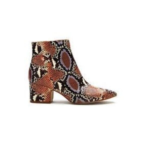 Matisse Goldie Snakeskin Print Booties (Size 6) - Picture 2 of 12